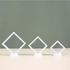 악세사리 필름 액자 케이스+받침 화이트 중 굿즈 전시 (KYR-WEBBF85)