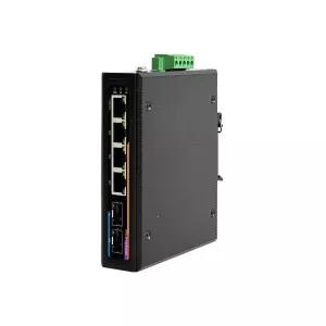 피아문 산업용 4포트 1G TP+ 1G 2SFP POE 스위치허브 POE9524GDT [H@lu]