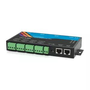 얼리브 산업용 4포트 RS232 485 to LAN 이더넷 시리얼컨버터 ZFEC232485 [H@lu]