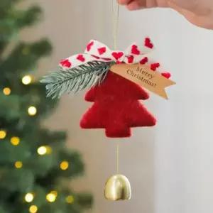 트리 종 현관 크리스마스 현관장식 도어벨 오너먼트