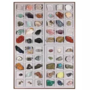 학교 지구과학 교과과정 광물학습 연구용 광물표본 60종 수업용 과학놀이