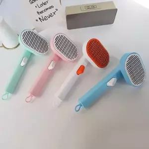 고양이 털정리 원터치 브러쉬 반려동물 미용 빗 강아지브러쉬추천