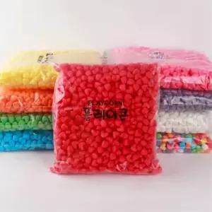 플레이콘 하트모양 리필800 8색 혼합-선택1 미술놀이 돌봄교실 만들기