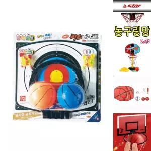 금메달 2in1 농구 다트게임 키즈/게임/놀이/네트/어린이/넷볼/훈련/미니/그물/농구대/스포츠/이동식