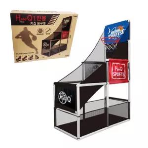 한큐 키즈 농구대 1인용/그물/스포츠/이동식/연습/완구/실내/슈팅/가정용/게임/농구/놀이/네트/어린이