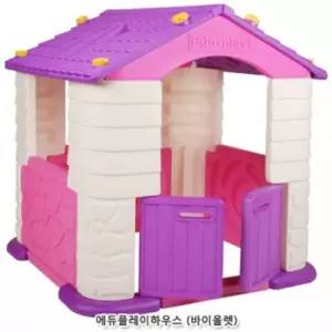 쿠쿠토이즈 에듀플레이하우스(바이올렛)/아이/실내/어린이/베이비/키즈/유아/매트/놀이/플레이/실내용