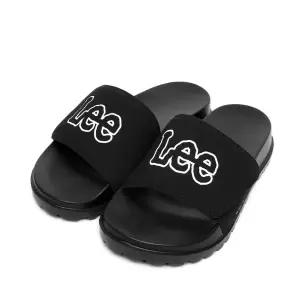 LEE 트위치 로고 밸크로 슬리퍼 B1 LE2601SE02 BK IV GN NA
