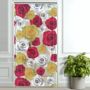 플라워 파리문발 현관 커튼 가림 출입문 모기장 현관문 아로마