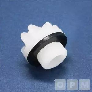 1 AE 플라스틱 2인치 손잡이형 1개 흰색 플러그 배관