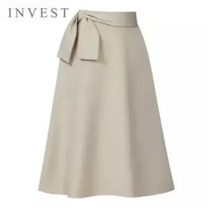 [인베스트] 리본 포인트 플레어 스커트_IN6S1SK8020