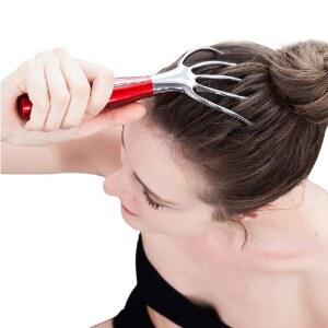 갈고리 진동 마사지기 머리지압기 똑똑한 방수 개선 1210화이트 케어 개선