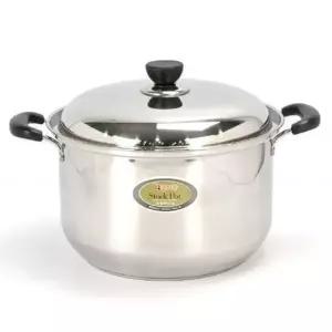 스테인리스 찜기 냄비 전골 곰솥 스텐레스 조리용 냄비 찜용 들통 냄비