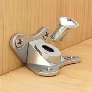 10/20/30PC 아연 합금 나비 모양 앵글 브래킷 90도 ° 직각 플랭크 코너 커넥터 탈착식 나사 포함