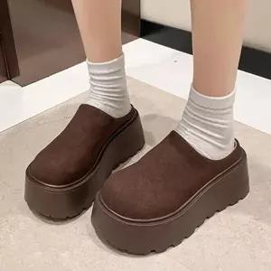 [다잇템] 여자 플랫폼 보온 폭신한 FW 슬리퍼