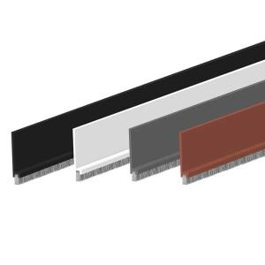 100CM 문 하단 브러시 씰 스트립 방풍 바람막이 아래 방음