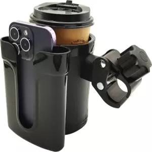 량고 자전거 물병 홀더 휴대폰 열쇠 홀더가 있는 핸들바 컵 자전거용 케이지 전기 스쿠터 유모차 휠체어