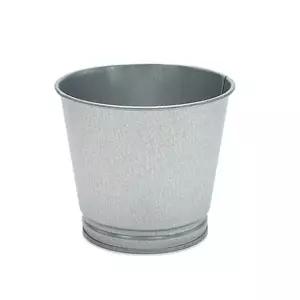 WL 미니 양철 화분 깡통 철제 바스켓 아연도금