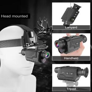NV8260 헤드 마운트 적외선 단안 망원경 카메라 4K HD 36MP 디지털 야간 투시 전술 단안경 사냥 캠핑용