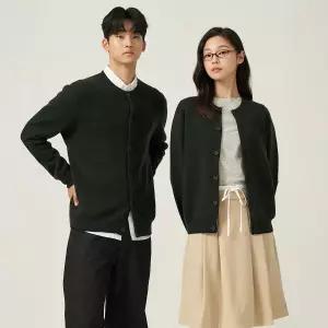 [국내매장판] 빈폴 남여공용 베럴비 라운드 가디건 카디건 그린 (BC595AC11M) 199733