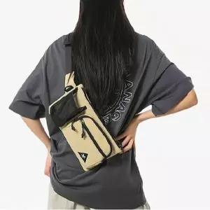 지앤지 트렌디한 데일리룩의 완성 엣지 슬링백 크로스 힙색 허리가방 스포츠 등산 힙색 허리색 슬링백 보