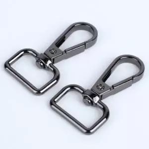 ( )가방끈 부자재 D링 고리 흑니켈 20mm 2P