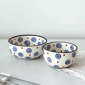 (2+2) 파뷔에 잘리피에 공기대접 2인세트 화이트 (총4P)