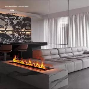 벽난로가습기 불멍 불꽃 수증기 매립형 패널 거실 자동 수동