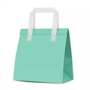 ( )부직포 냉온 쇼핑백가방 민트22cmx26cm 보냉가방 런치백