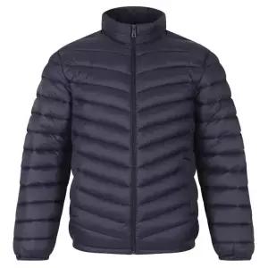남자 겨울 하이넥 풀집업 경량 패딩 점퍼 IE-JUP-4006-네이비