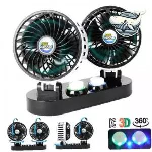 차량용 트윈 선풍기 3D 회오리바람 여름