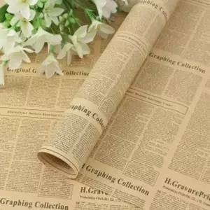 레터링 포장지 블랙 70x50cm 45p 크라프트지포장지 크래프트지포장지