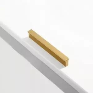 골든브릿지 가구손잡이 4p세트 128mm 롱스퀘어 싱크대손잡이 서랍장손잡이