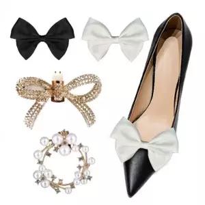구두코사지 리본 슈즈 웨딩 액세서리 WFJ4OOZ