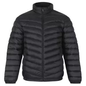 남자 겨울 하이넥 풀집업 경량 패딩 점퍼 IE-JUP-4006-블랙