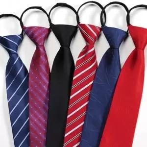 남성 자동넥타이 직장인 남자 면접 취업 지퍼넥타이