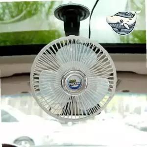 자동차 유리흡착식 선풍기 여름 더위 해소용