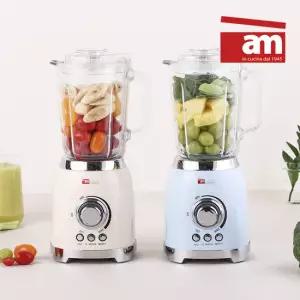 [백화점입점브랜드] 이태리am 초고속 글라스 블랜더 믹서기 800w 저소음 위생 과일갈기 얼음갈기 쥬스