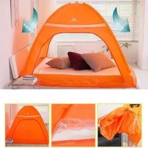 실내용 양문형 난방텐트(3-4인용) 원터치 간편설치