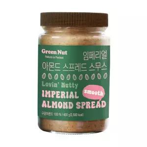 (현대Hmall)그린너트 미국산 100% 임페리얼 아몬드버터 아몬드 스프레드 무첨가 순아몬드버터