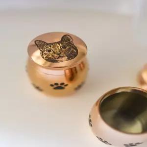 사진각인 반려동물 추모 유골함 보관함 고급 티타늄