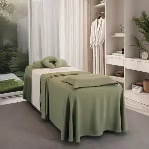 에스테틱 마사지 침대커버 워셔블 고급형 세트 4종