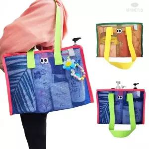 빅사이즈 망사 숄더백 비치백 가방 메쉬가방