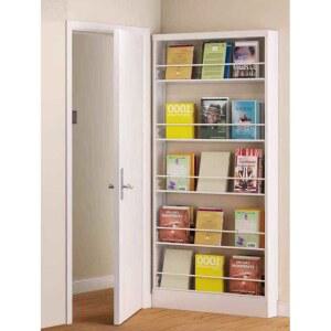 문뒤책장 틈새 다용도 베란다 빈공간 수입 80CM 문뒤 3단 선반장 4단 타공판 틈새장