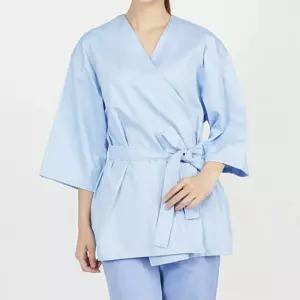 엑스레이 검진가운 하프 병원환자가운