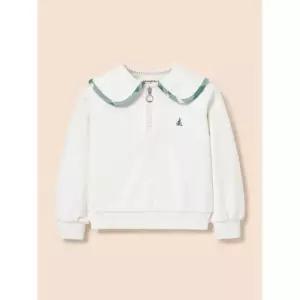 빈폴 키즈 체크 포인트 여아 스웨트 셔츠 아이보리 (BI4941G010) FE5267308-E2B