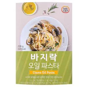 쉐프스토리 바지락 오일 파스타 (냉동) 226g 3개