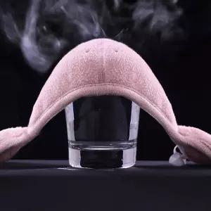 EAS 겨울용 방한 마스크 스키 라이딩 귀도리형 핑크