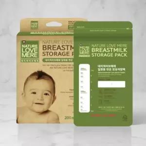 분유 저장팩 보관팩 일회용 외출 휴대용 200ml 60매