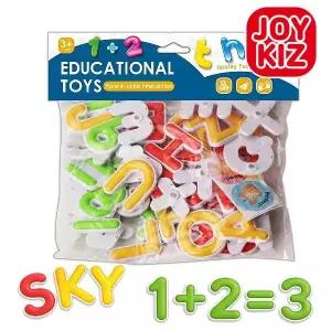 붙였다 떼었다 마그넷 알파벳+숫자 자석놀이 세트