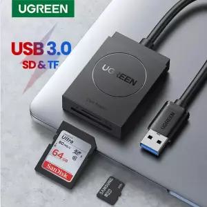 UGREEN-USB 3.0 카드 리더기, SD 마이크로 TF 어댑터 노트북 OTG USB 멀티 리더기 메모리